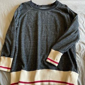 Sweater with sock accents